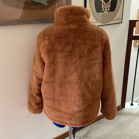 7 For All Mankind Faux Fur Jacket - Picture 3 of 8